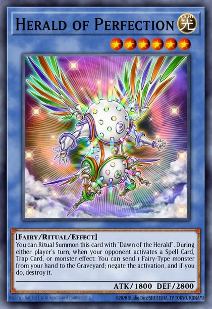 Herald of Perfection (Quarter Century Secret Rare), Quarter Century Bonanza RA03-EN237