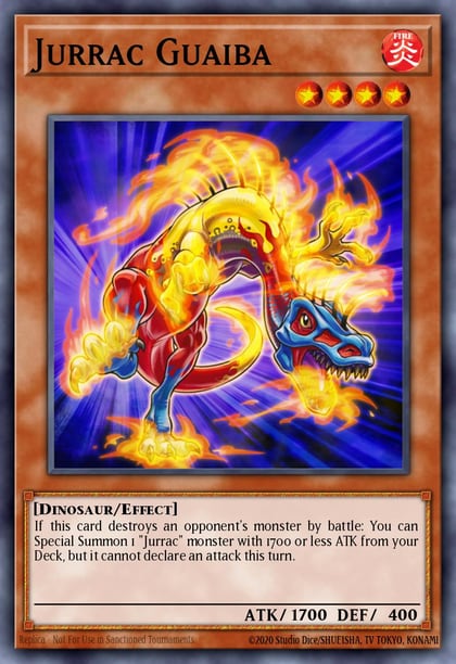 Jurrac Guaiba (Quarter Century Secret Rare), Quarter Century Bonanza RA03-EN242