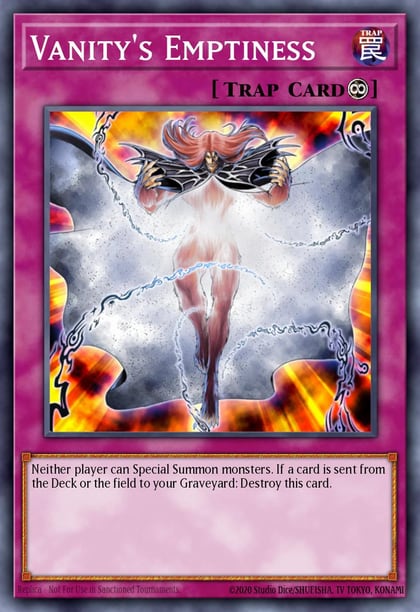 Vanity's Emptiness (Quarter Century Secret Rare), Quarter Century Bonanza RA03-EN246
