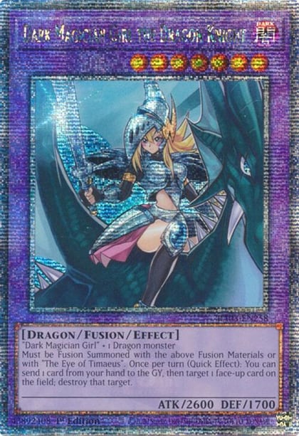 Dark Magician Girl the Dragon Knight (Quarter Century Secret Rare), Quarter Century Bonanza RA03-EN258