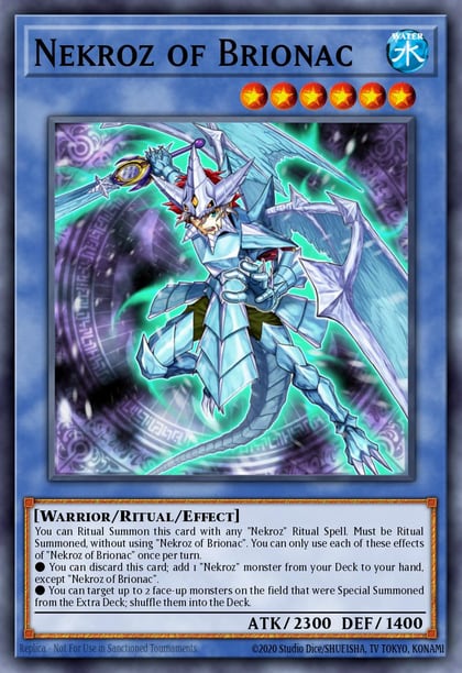 Nekroz of Brionac (Platinum Secret Rare), Quarter Century Bonanza RA03-EN260