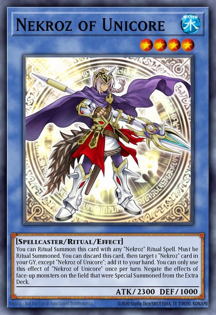 Nekroz of Unicore (Quarter Century Secret Rare), Quarter Century Bonanza RA03-EN262