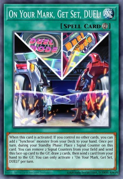 On Your Mark, Get Set, DUEL! (Quarter Century Secret Rare), Quarter Century Bonanza RA03-EN276
