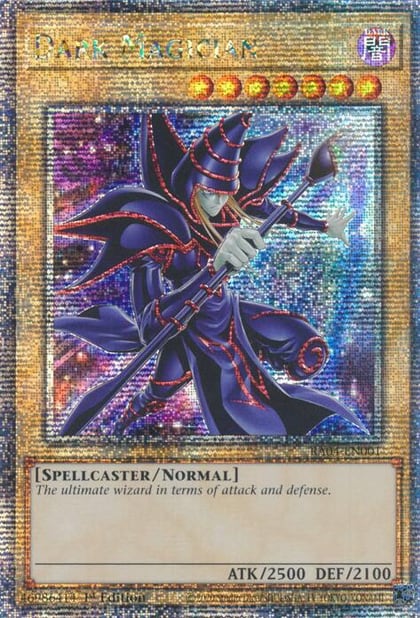 Dark Magician (New Art) (Quarter Century Secret Rare), Quarter Century Stampede RA04-EN001