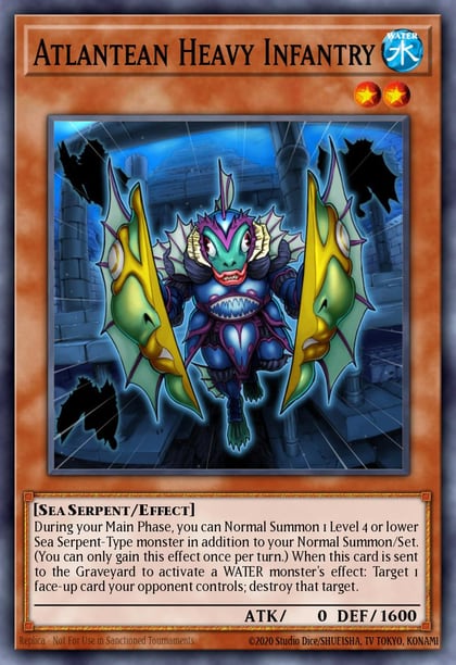 Atlantean Heavy Infantry (UR), Quarter Century Stampede RA04-EN010