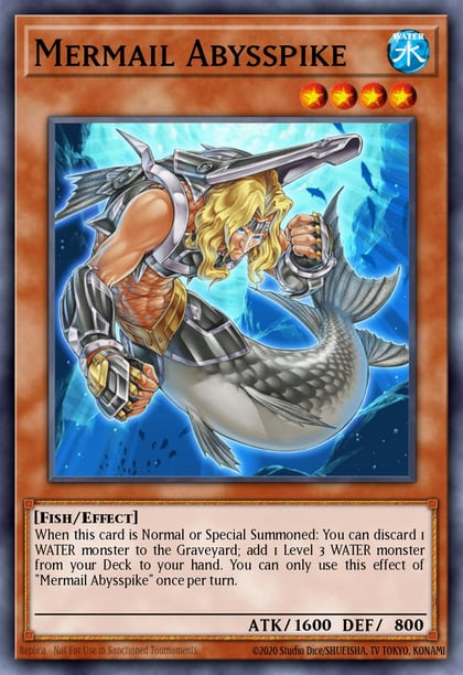 Mermail Abysspike (Quarter Century Secret Rare), Quarter Century Stampede RA04-EN012