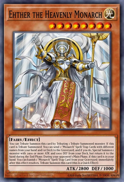 Ehther the Heavenly Monarch, Quarter Century Stampede RA04-EN018