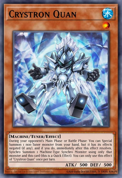 Crystron Quan (Secret Rare), Quarter Century Stampede RA04-EN021