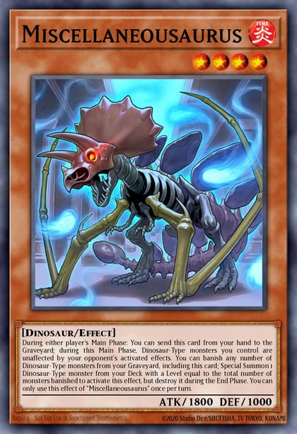 Miscellaneousaurus, Quarter Century Stampede RA04-EN022
