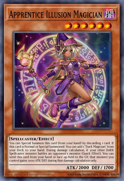Apprentice Illusion Magician (Secret Rare), Quarter Century Stampede RA04-EN023
