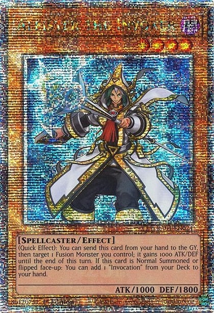 Aleister the Invoker (Alternate Art) (Quarter Century Secret Rare), Quarter Century Stampede RA04-EN024