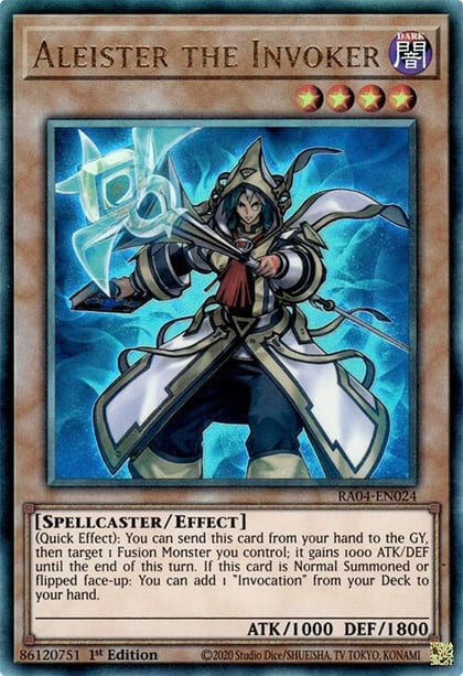 Aleister the Invoker (Alternate Art) (PUR), Quarter Century Stampede RA04-EN024
