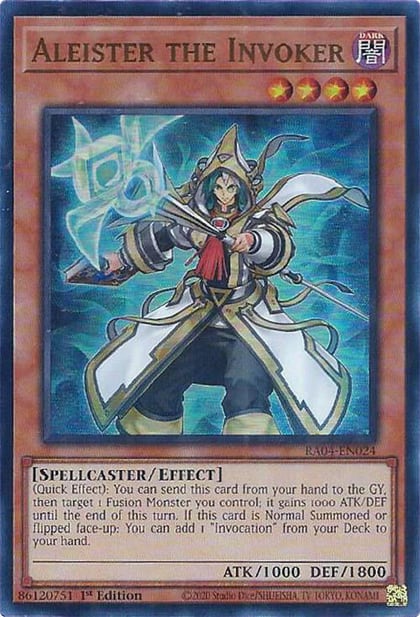 Aleister the Invoker (Alternate Art) (UR), Quarter Century Stampede RA04-EN024