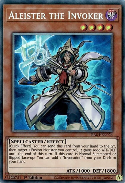 Aleister the Invoker (Alternate Art) (PCR), Quarter Century Stampede RA04-EN024