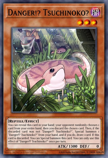 Danger!? Tsuchinoko? (Platinum Secret Rare), Quarter Century Stampede RA04-EN027