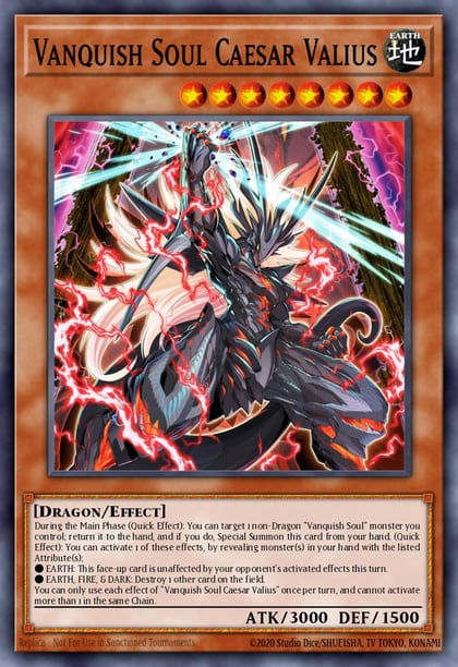 Vanquish Soul Caesar Valius (PUR), Quarter Century Stampede RA04-EN046
