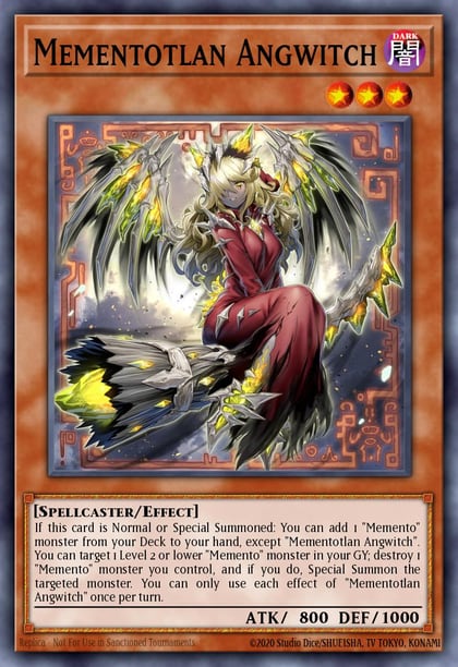 Mementotlan Angwitch (Platinum Secret Rare), Quarter Century Stampede RA04-EN048