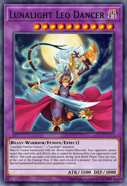 Lunalight Leo Dancer (Secret Rare), Quarter Century Stampede RA04-EN053