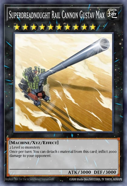 Superdreadnought Rail Cannon Gustav Max (PCR), Quarter Century Stampede RA04-EN063