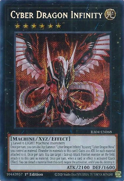 Cyber Dragon Infinity (Secret Rare), Quarter Century Stampede RA04-EN068