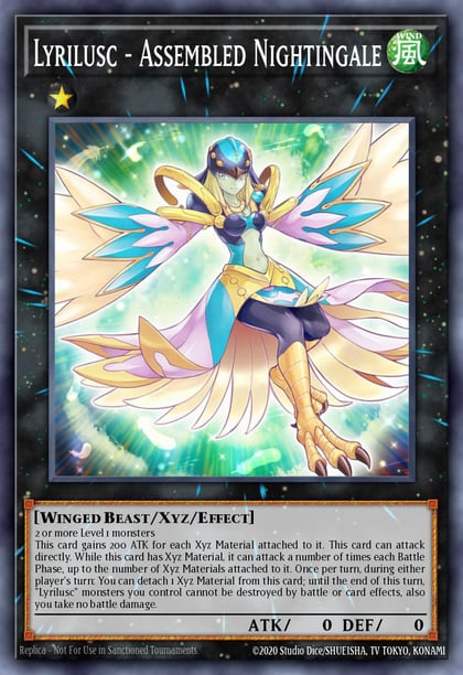 Lyrilusc - Assembled Nightingale, Quarter Century Stampede RA04-EN069