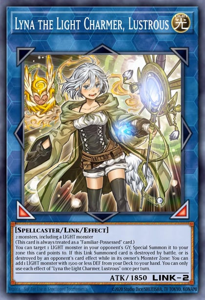 Lyna the Light Charmer, Lustrous (Platinum Secret Rare), Quarter Century Stampede RA04-EN081