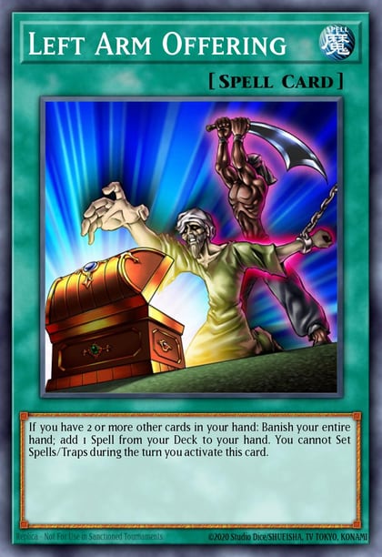 Left Arm Offering (UR), Quarter Century Stampede RA04-EN086