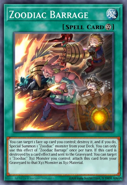 Zoodiac Barrage (UR), Quarter Century Stampede RA04-EN091
