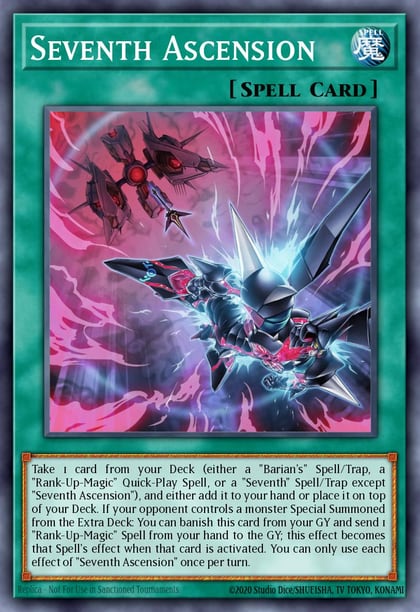 Seventh Ascension (Secret Rare), Quarter Century Stampede RA04-EN098