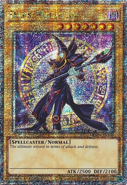 Dark Magician (8th Art) (Quarter Century Secret Rare), Quarter Century Stampede RA04-EN106