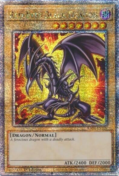 Red-Eyes Black Dragon (7th Art) (Quarter Century Secret Rare), Quarter Century Stampede RA04-EN109
