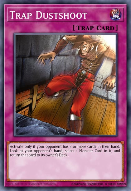 Trap Dustshoot (Platinum Secret Rare), Quarter Century Stampede RA04-EN121