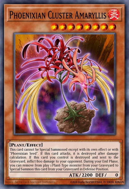 Phoenixian Cluster Amaryllis (Quarter Century Secret Rare), Quarter Century Stampede RA04-EN136