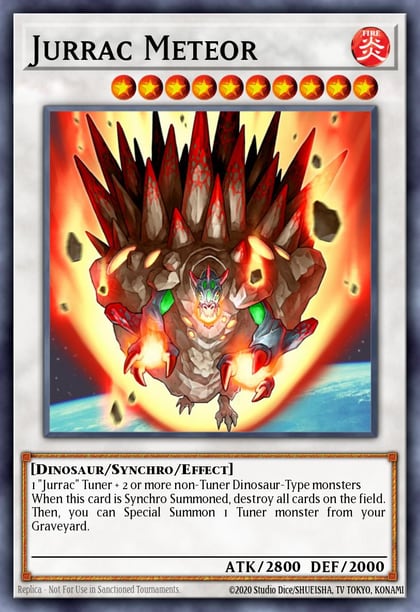 Jurrac Meteor (Platinum Secret Rare), Quarter Century Stampede RA04-EN139