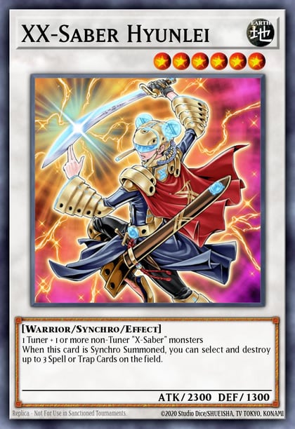 XX-Saber Hyunlei (Quarter Century Secret Rare), Quarter Century Stampede RA04-EN140