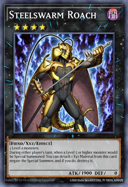 Steelswarm Roach (Platinum Secret Rare), Quarter Century Stampede RA04-EN151
