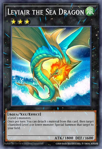 Leviair the Sea Dragon (Platinum Secret Rare), Quarter Century Stampede RA04-EN155