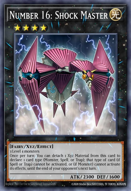 Number 16: Shock Master (Quarter Century Secret Rare), Quarter Century Stampede RA04-EN166