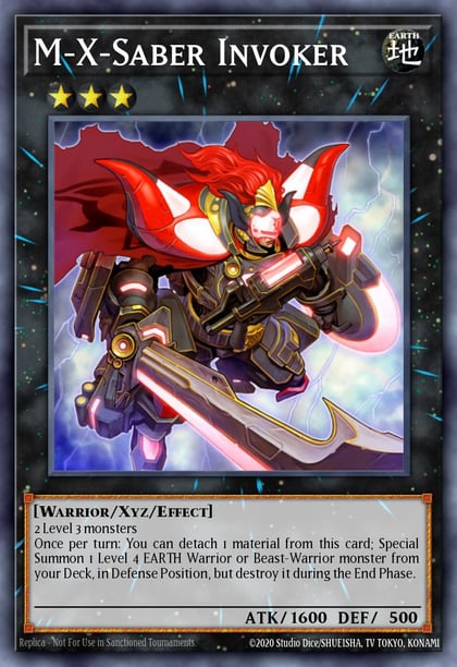 M-X-Saber Invoker (Quarter Century Secret Rare), Quarter Century Stampede RA04-EN169