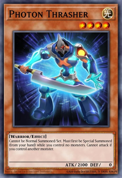 Photon Thrasher (Platinum Secret Rare), Quarter Century Stampede RA04-EN170