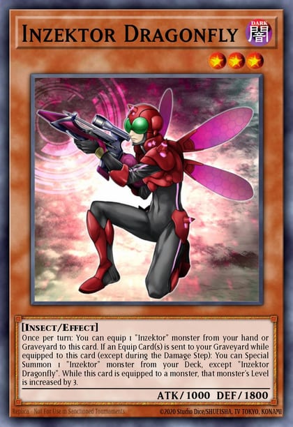 Inzektor Dragonfly (Quarter Century Secret Rare), Quarter Century Stampede RA04-EN172