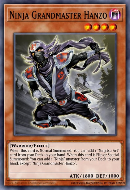 Ninja Grandmaster Hanzo (Platinum Secret Rare), Quarter Century Stampede RA04-EN173