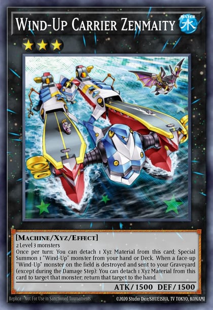 Wind-Up Carrier Zenmaity (Platinum Secret Rare), Quarter Century Stampede RA04-EN175