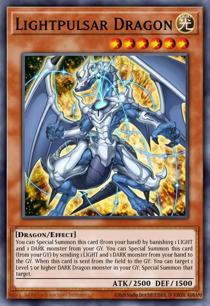 Lightpulsar Dragon (Platinum Secret Rare), Quarter Century Stampede RA04-EN176