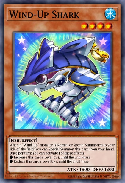 Wind-Up Shark (Quarter Century Secret Rare), Quarter Century Stampede RA04-EN180