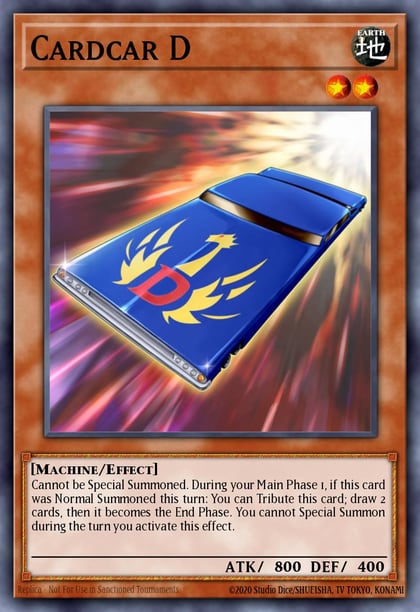 Cardcar D (Platinum Secret Rare), Quarter Century Stampede RA04-EN181