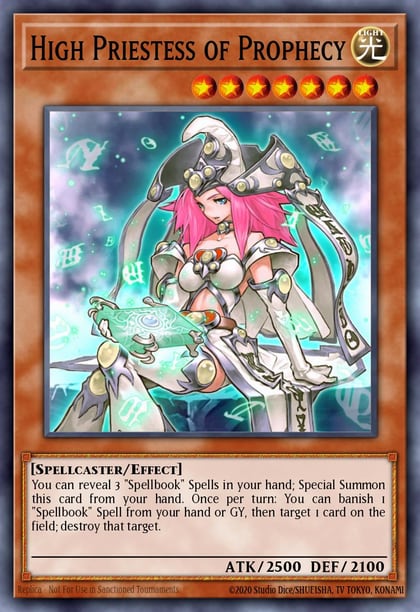 High Priestess of Prophecy (Quarter Century Secret Rare), Quarter Century Stampede RA04-EN184