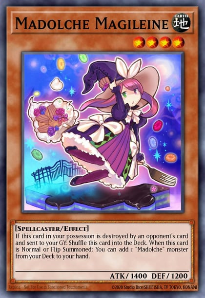 Madolche Magileine (Platinum Secret Rare), Quarter Century Stampede RA04-EN185