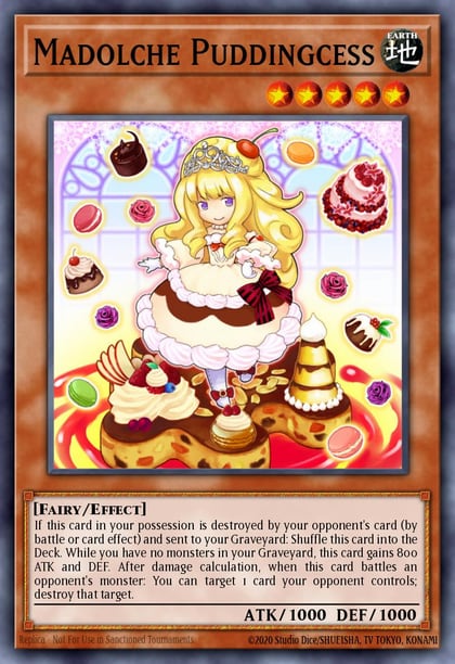 Madolche Puddingcess (Platinum Secret Rare), Quarter Century Stampede RA04-EN186