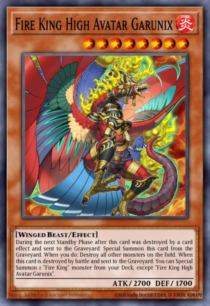 Fire King High Avatar Garunix (Quarter Century Secret Rare), Quarter Century Stampede RA04-EN194